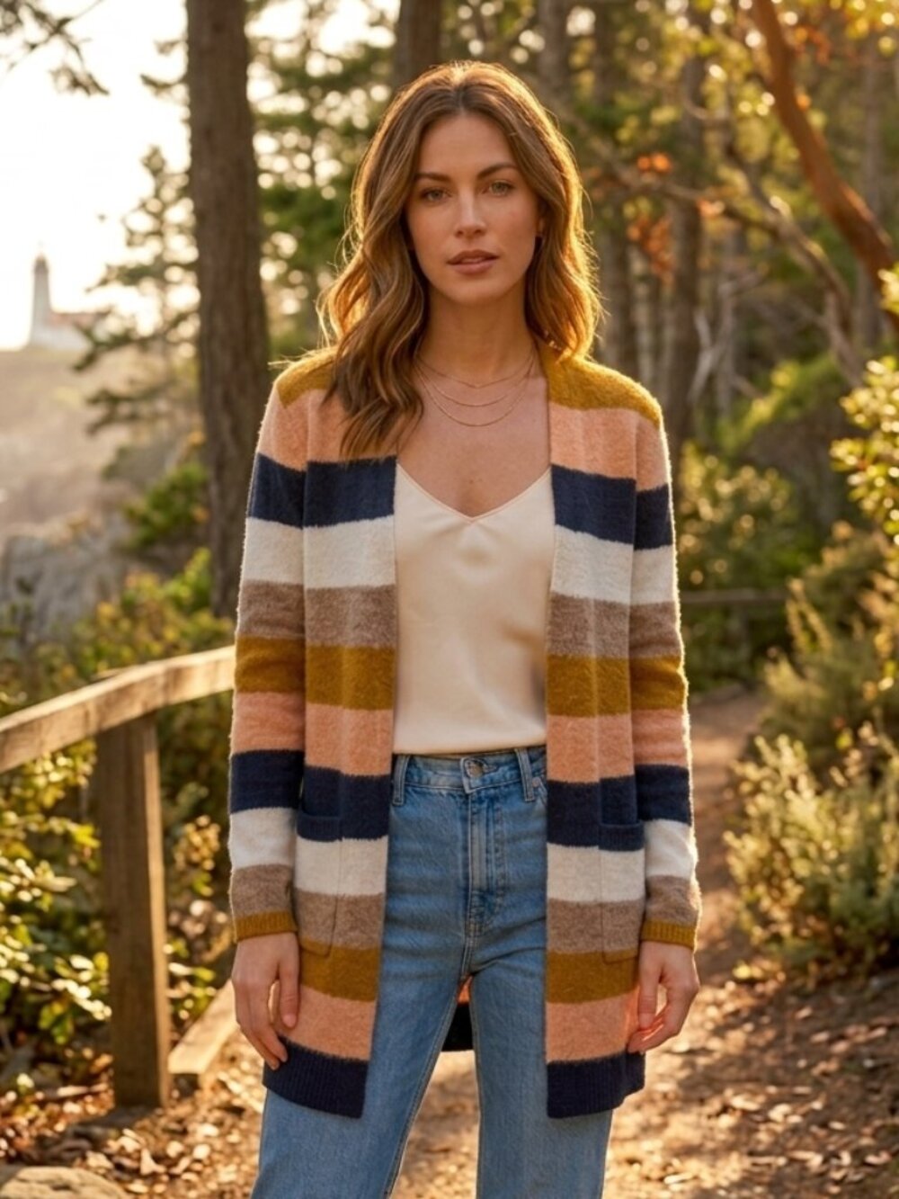 Madewell Kent Striped Cardigan